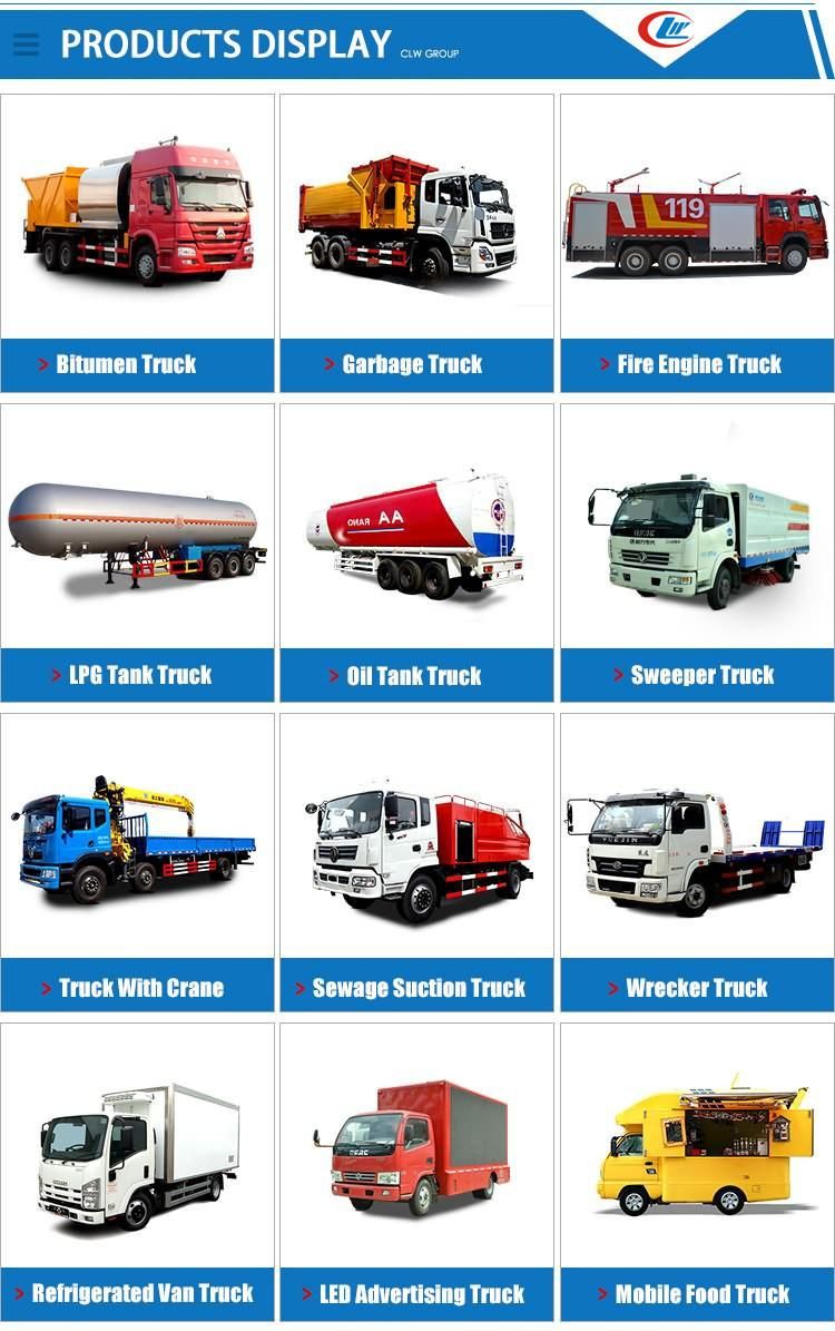 Clw Hot Sale 10000 Liters to 12000 Liters Asphalt Tank Bitumen Spray Truck