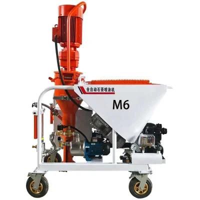 M6 High Quality Dry Mortar Cement Gypsum Base Spray Plastering Machine