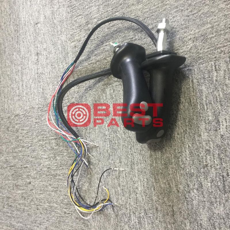 Excavator Joystick Handle 357947 07258386 with 4 Buttons 4 in 1 Front 3 Back 1