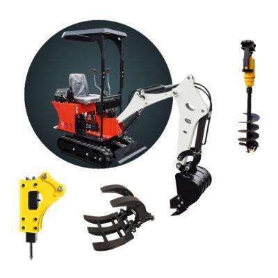 0.8 Ton Small Digger Crawler Excavator for Garden or Farm Working