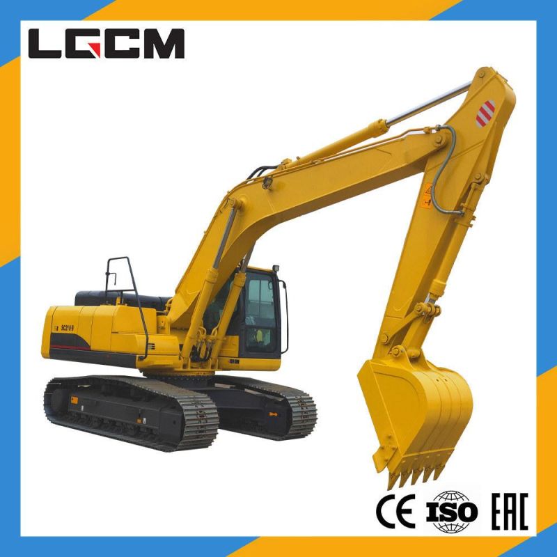 Lgcm 21 Ton Mini Excavator with Small Size Big Work Strong Arm Breaking Hammer Rubber Track