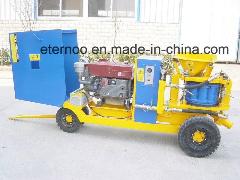 Pz9 Rotor Shotcrete Machine for Spraying Concrete with Diesell Engine