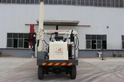 Highway Construction Guardrail Machine for U O Shape Pile Installation