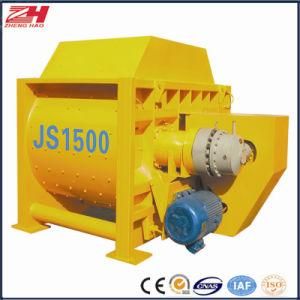 Js1500 Large Capacity Twin Shaft Concrete Mixer for Hot Sale