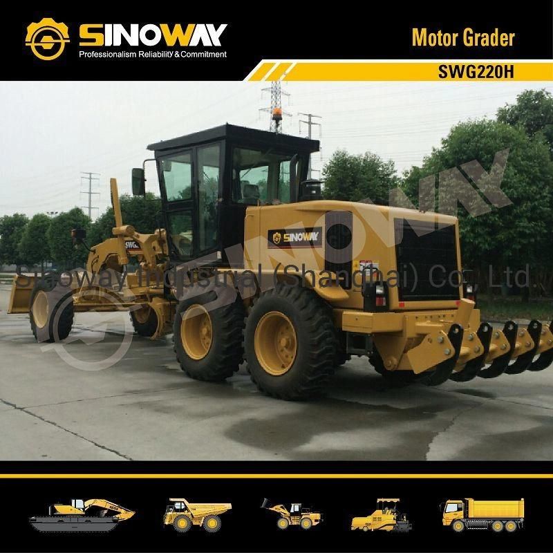New Condition 17ton Motor Grader with 220HP Cummins Engine