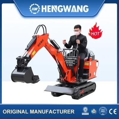 0.8 Ton Mini Excavator Crawler Digger with Thumb Bucket
