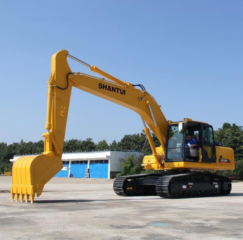 New Hydraulic Crawler Excavator Shantui 22 Ton Digger Excavator Se220