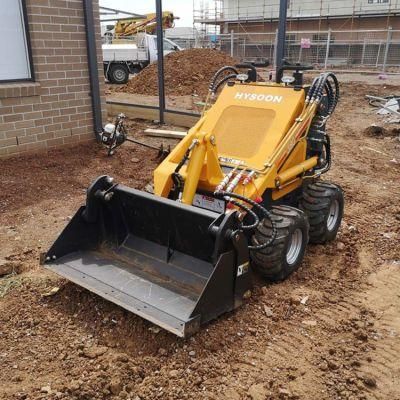 Custom-Designed 17.15kw (23HP) Rated Power Crawler Loader Mini Skid Steer Loader