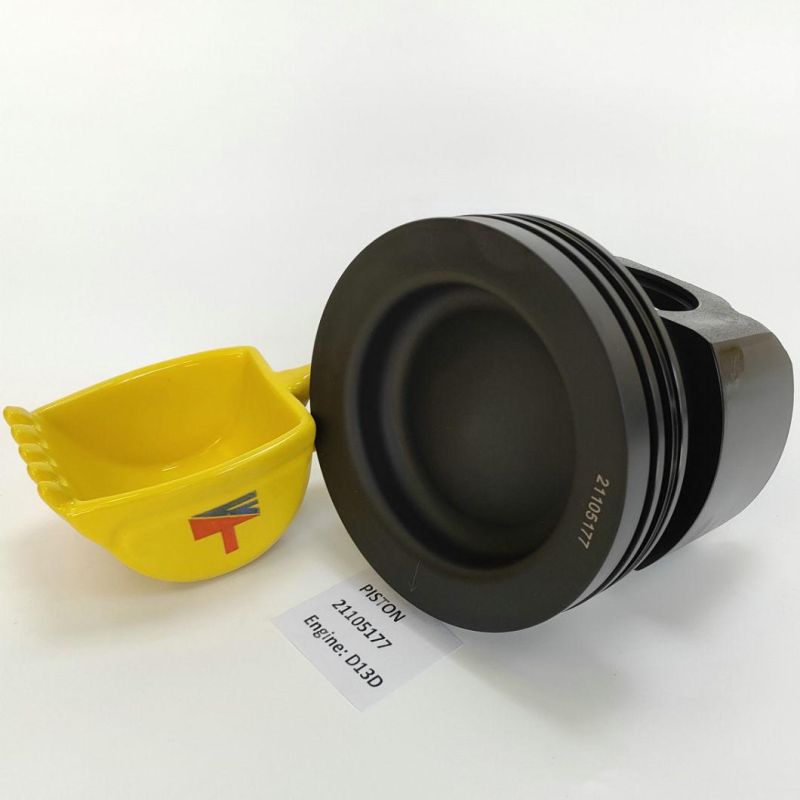 Machinery Engine Parts Piston 21105177 for Excavator Ec380d Ec480d Engine D13D Diameter 131mm