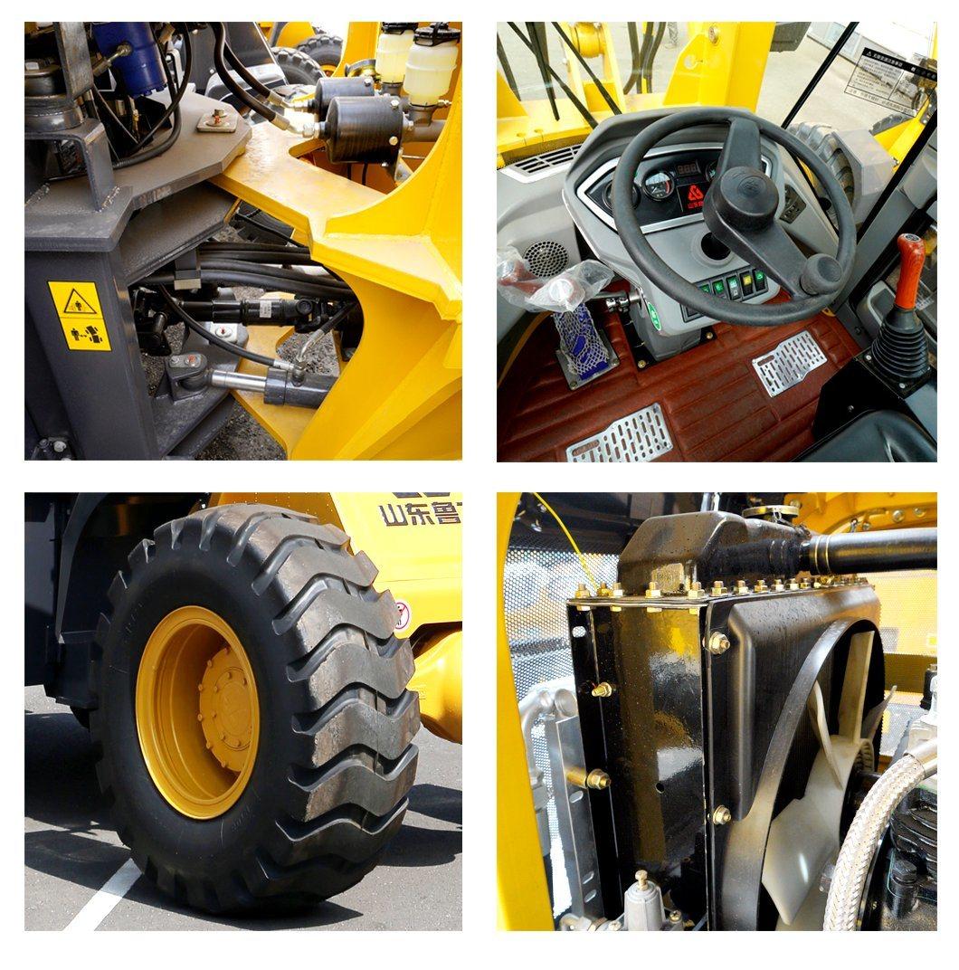 Lugong Hot Sale with CE Approved T938 Wheel Loader Mini Loader Small Wheel Loader Backhoe Loader with High Quality