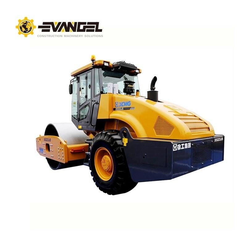22 Ton Single Drum Vibratory Road Roller Xs223js with Mechanical Operation