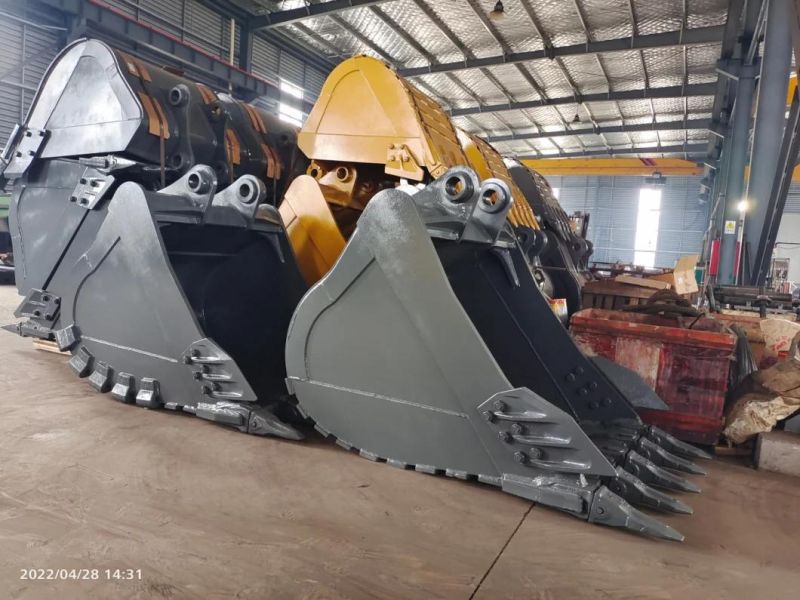 Ec750 PC750 Nm Materials Excavator Heavy Duty Rock Bucket