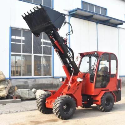 China Construction Heavy Duty Machine Mini Telescopic Wheel Loader 2ton Front End Wheel Loader Price