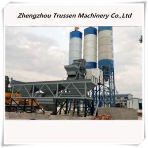 Hzs25 Fixed Cement Concrete Mixing Batching Plant with Sicoma Mixer Capacity 25m3/H