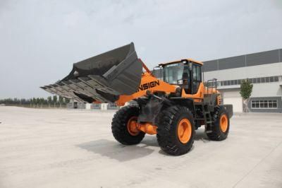 Yx656 High-Quality Front Wheel Loader with Weichai Engine and Pilot Control