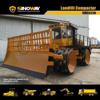 High Efficiency China 26 Ton Garbage Refuse Compactors for Sale