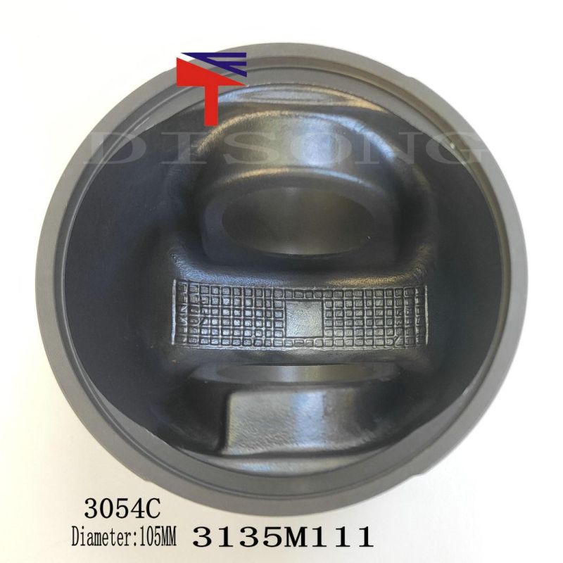 High-Performance Diesel Engine Engineering Machinery Parts Piston 3135m111 for Engine Parts 3054c 1104c Generator Set Diameter 105mm