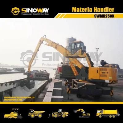 Wheeled Material Handling Excavator Scrap Grabbing Excavator