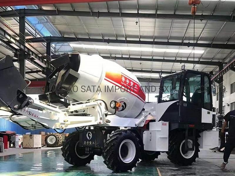 1.8m3 Self Loading Concrete Mixer with Weighing Indicator