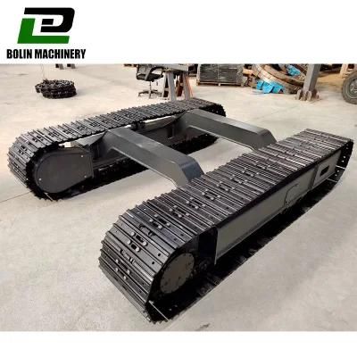 Rubber Steel Track Chassis 0.5 to 20 Ton Undercarriage System for Excavator Drilling Rig