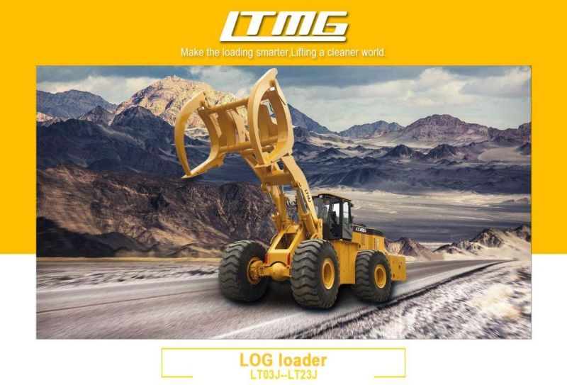 1 Ton Mini Log Grapple Wheel Loader with Quick Hitch