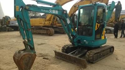 Small Digger Mini Used Excavator for Sale Used Kubota 135 3ton 4ton Original Cheap Sell