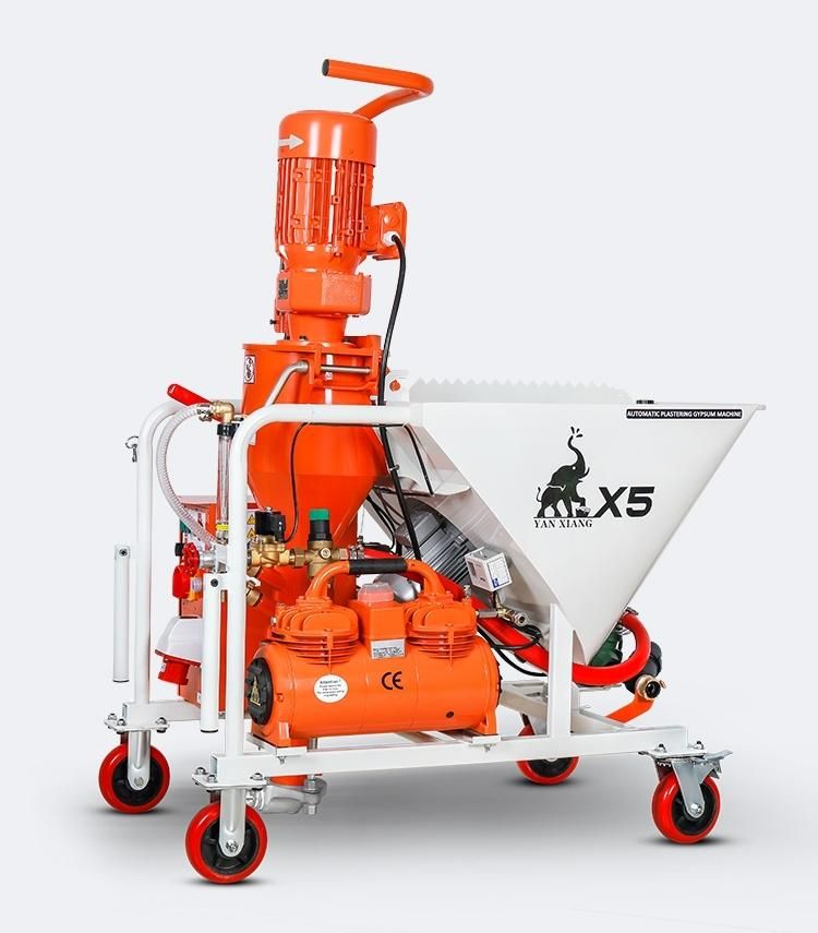 X5 Strong Stator and Rotor Hot Sale Gypsum Plastering Machine