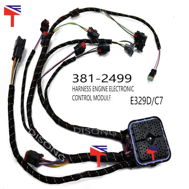 E320d C7 Excavator Engine Wiring Harness Harness Engine Electronic 381-2499