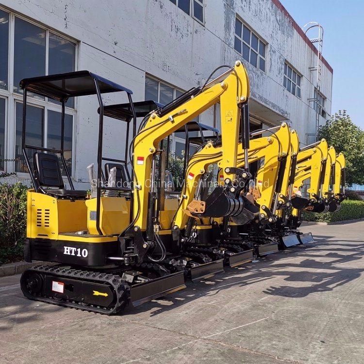 Wholesale Micro Mini Excavator 1 Ton Prices with EPA/CE/Euro 5