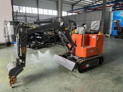 China Import 1000-1300kg Weight 1t 1.3t 1.5t Mini Bagger Excavators 1.5ton Free Shipping to EU with CE