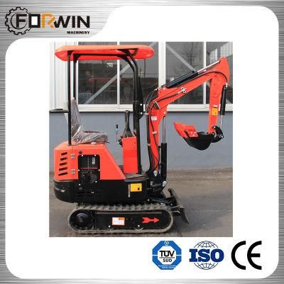 Reliable Performance Customized Backhoe Single Bucket Hydraulic 1ton Mini Crawler Excavator for Sale