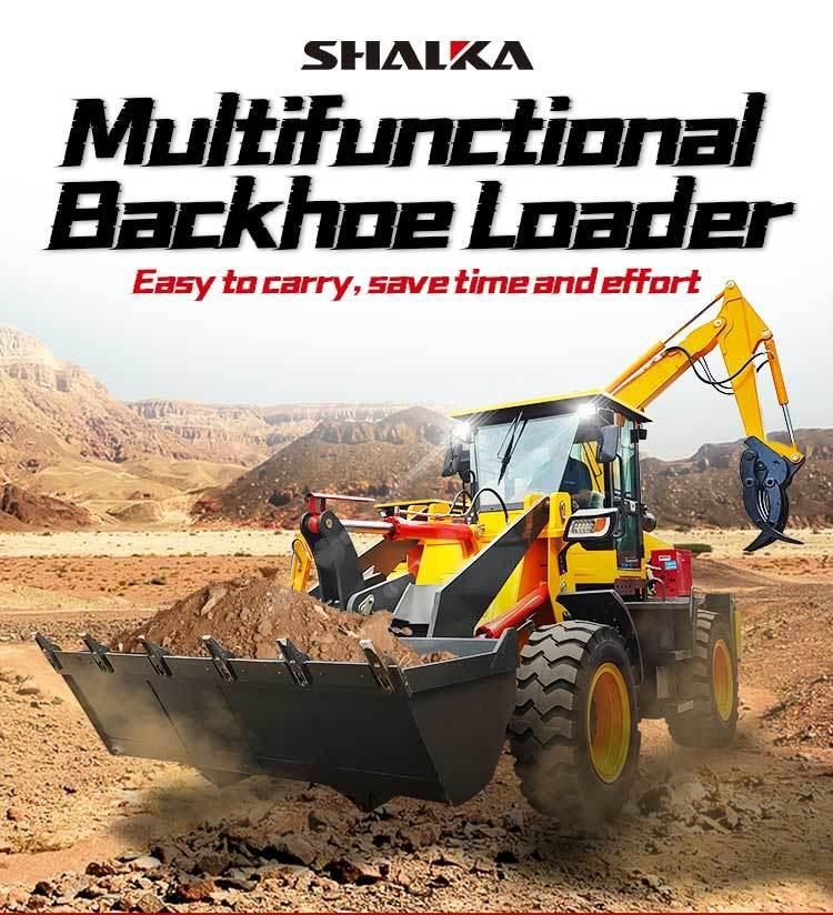 58kw 4800kg Jindingli Mini Small Backhoe Loader Cheap Price From China Jdl15-26