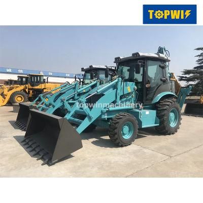 Topwin Brand Wz30-25 Mini Wheel Backhoe Loader Loader Backhoe with Good Price