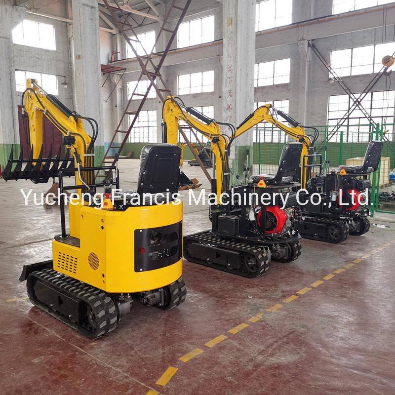 1ton Hydraulic Crawler Micro Mini Digger Bagger Excavators 1000kg Mini Excavator