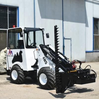 Skid Steer Brush Cutter Branch Trimming Wheel Loader to 5.5m Height