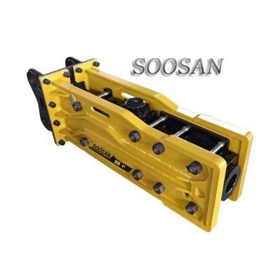 Soosan Sb81 Excavator Hydraulic Breaker Hammer and Quartering Hammer