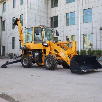 20% off CE OEM ISO SGS Factory Building Backhoe1000kg Customized Mini Backhoe Loader cheap small Wheel Compact Digger Backhoe Loader