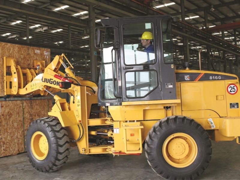 Professional 3 M3 Bucket 6t Rated Load; Wheel Loader 866h Grass Clamping with CE Certificate