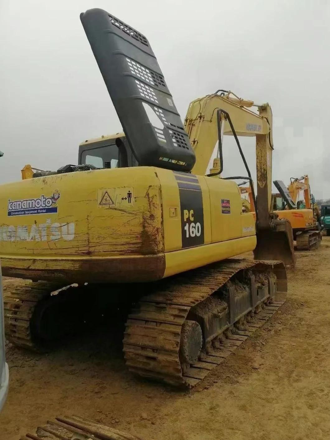 16 Ton Crawler Track Japan Excavators PC160 Used PC70 PC78 PC120 130 Excavadora Usada Excavatrice Pelle Producto Used Secondhand Mini Small Excavator Sale Price