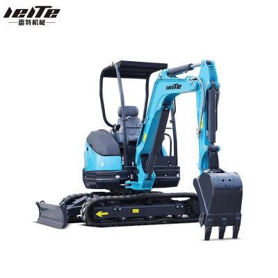 Yanmar Kubota Engine 1 Ton 1.2 Ton 1.5 Ton 2 Ton 3 Ton Mini Excavator in Stock CE Marked Digger with Closed Cabin