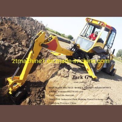 Ztw30-25 Farm Sale Chinese Machinery Hydraulic Compact Four-Wheel Drive New Small Cheap Backhoe Loader in China