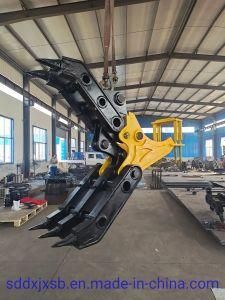 High Quaulity Performance Mechanical Light Style Rock Grapple for Excavator 17ton