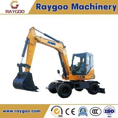 China XCMG Hydraulic Wheel Excavator 6 Ton Mini Wheel Excavator Xe60wa