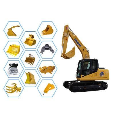 Te150 Isuzu 15 Ton Hydraulic Type Digger Crawler Excavator