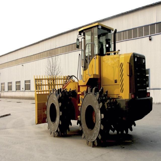 Hydraulic Wheel Drive Refuse Landfill Compactor