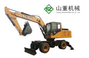 China Wheeled Excavator 13ton Factory Wheeled Hydraulic Excavator
