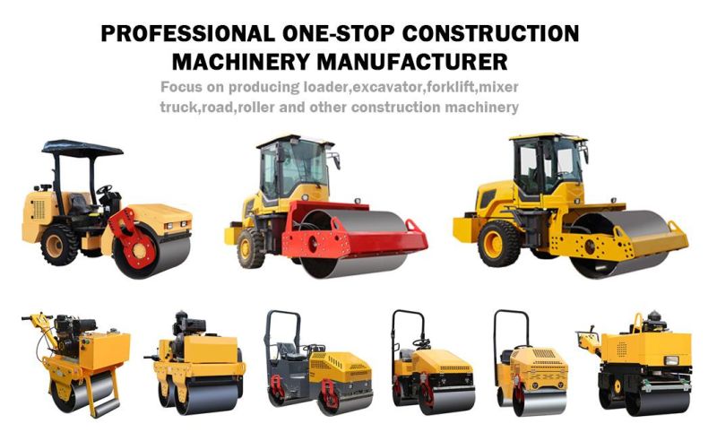 3ton Vibration Capacity Double Drum Hydrostatic Transmission Electromagnetic Clutch Hydraulic Vibrating Asphalt Cement Small Roller