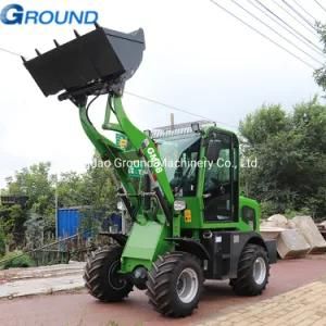Popular hot selling 0.8ton mini wheel loader/ front end loader with bucket on sale