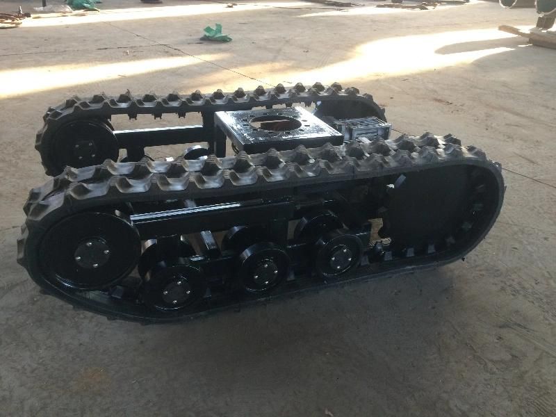 Customized Rubber Track Undercarriage for Small Robot with Max 300kg Load