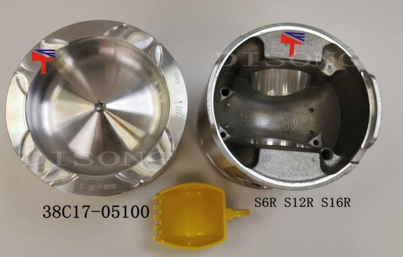 High-Performance Diesel Engine Engineering Machinery Parts Piston 38c17-05100 for Diesel Engine Parts S6r2 S12r S16r Generator Set